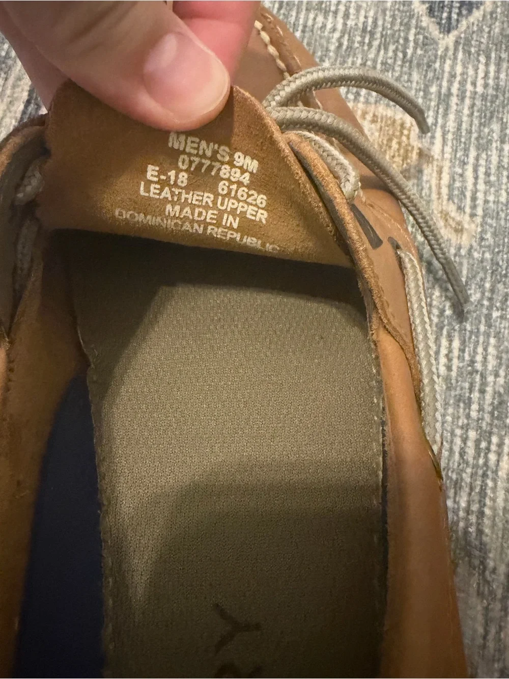 Sperry Men's Classic Tan Leather Boat Shoes